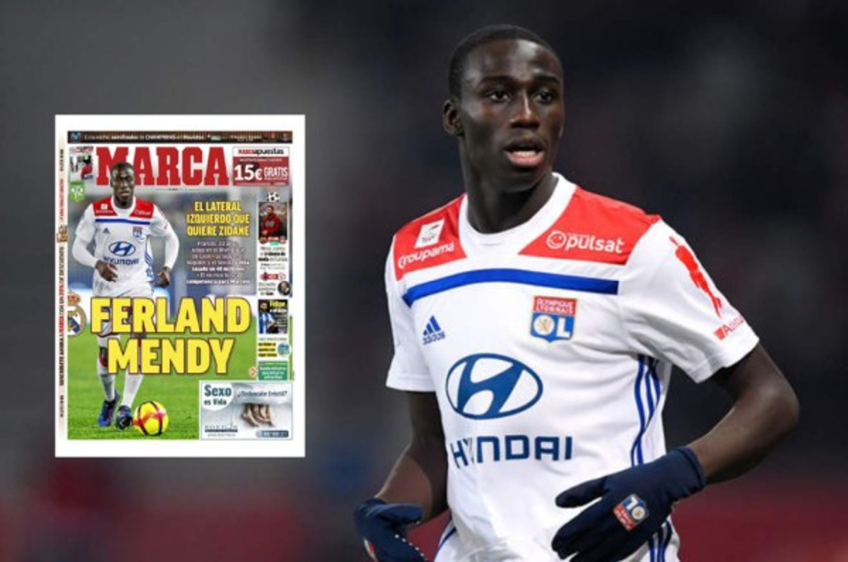 Marca: Ferland Mendy, el desconocido lateral izquierdo que quiere Zidane para el Real Madrid