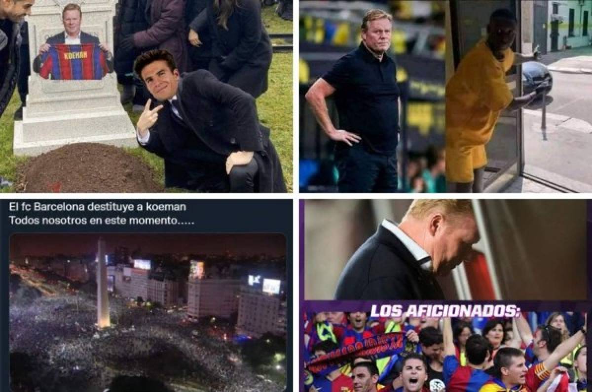 Koeman fue despedido del Barcelona y los memes destrozan al entrenador holandés