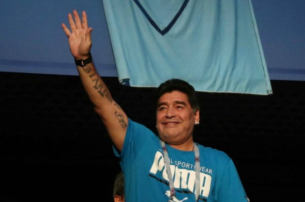 Diego Armando Maradona ha estado presente en todos los partidos de Argentina en el Mundial de Rusia 2018.