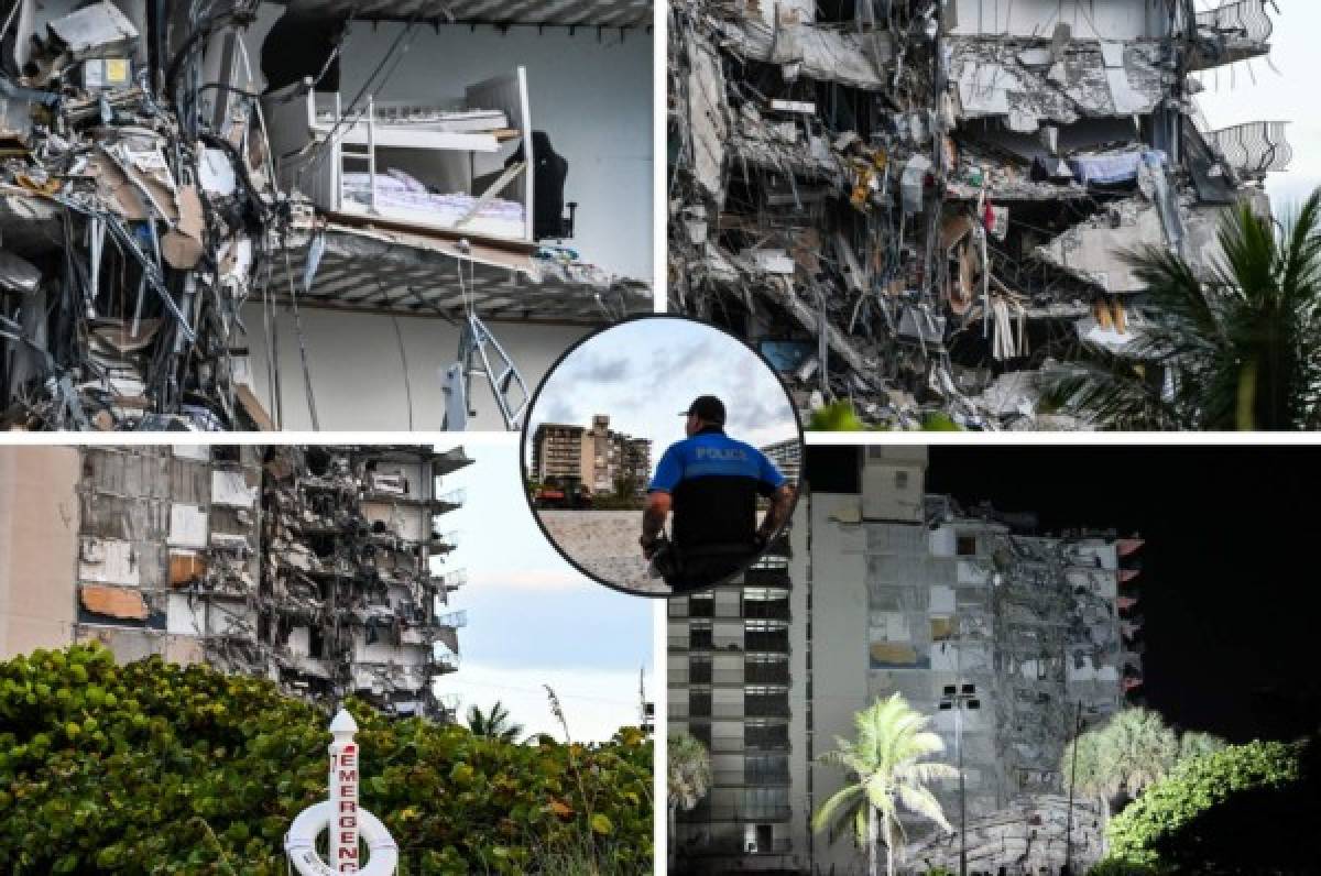 ¿Atentado? Así fue el colapso de un edificio de 12 pisos en Miami que dejó una persona muerta y 30 desaparecidos  