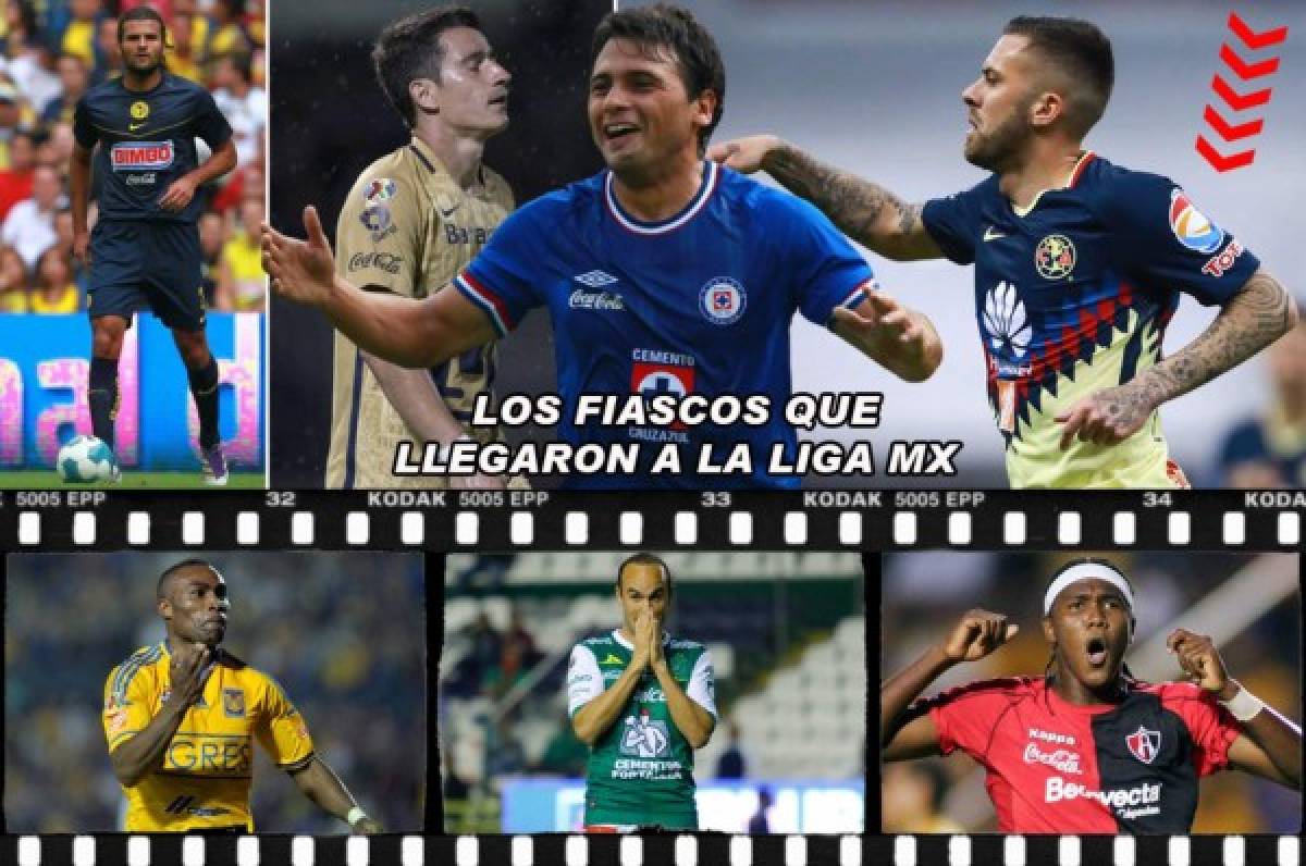 La lista de los peores fichajes en la Liga MX... ¡y destaca un ex del Olimpia y otro de Motagua!