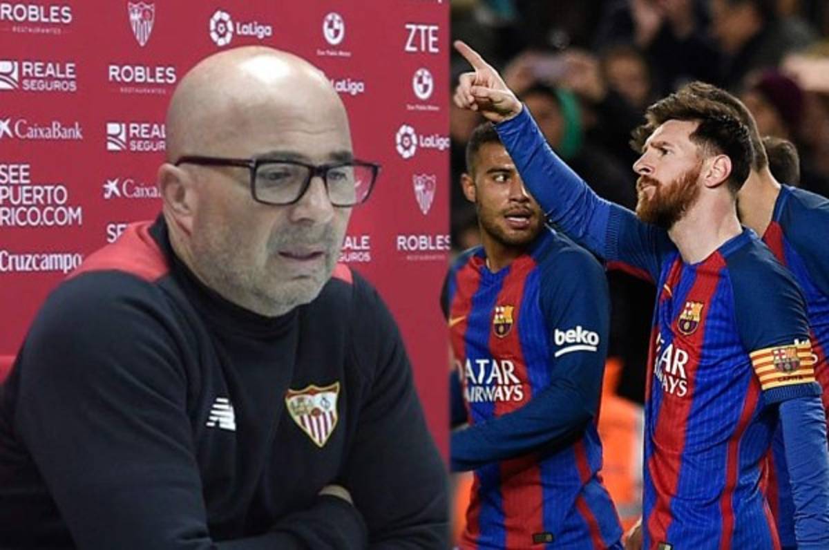 Jorge Sampaoli le coquetea a Lionel Messi en rueda de prensa