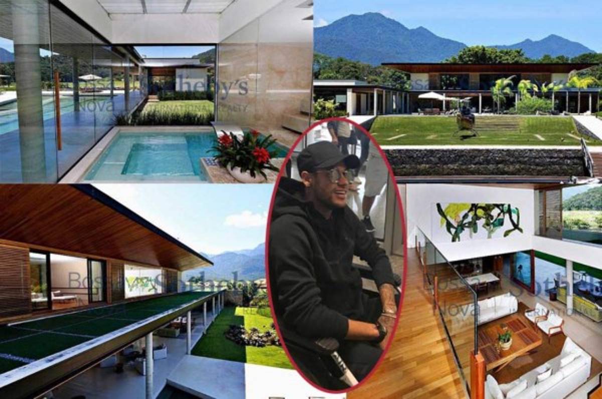 La mansión en la que Neymar planea ponerse a tono para el Mundial de Rusia 2018