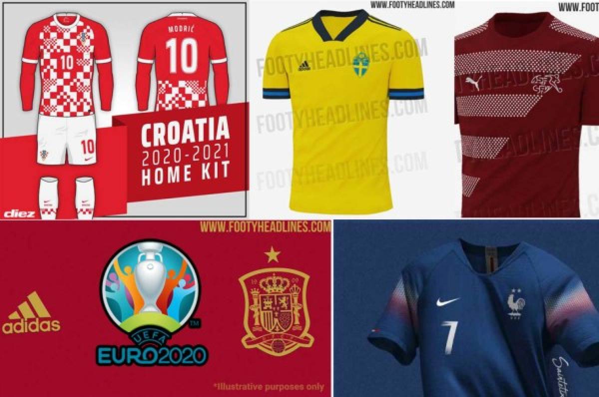 ¡Filtrado algunos uniformes de las selecciones para la Eurocopa 2020!