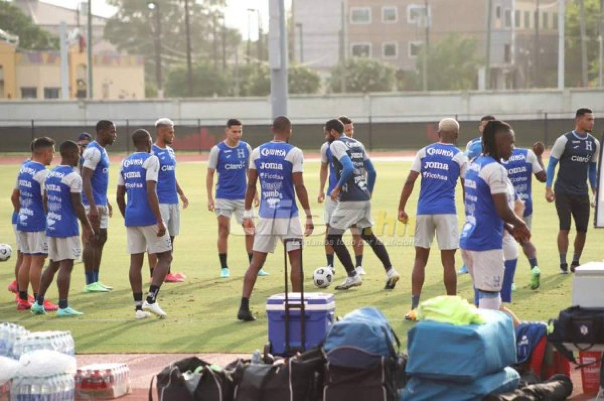 Ilusión y unidad: Honduras realiza su segundo entrenamiento en Houston previo a estrenarse en Copa Oro