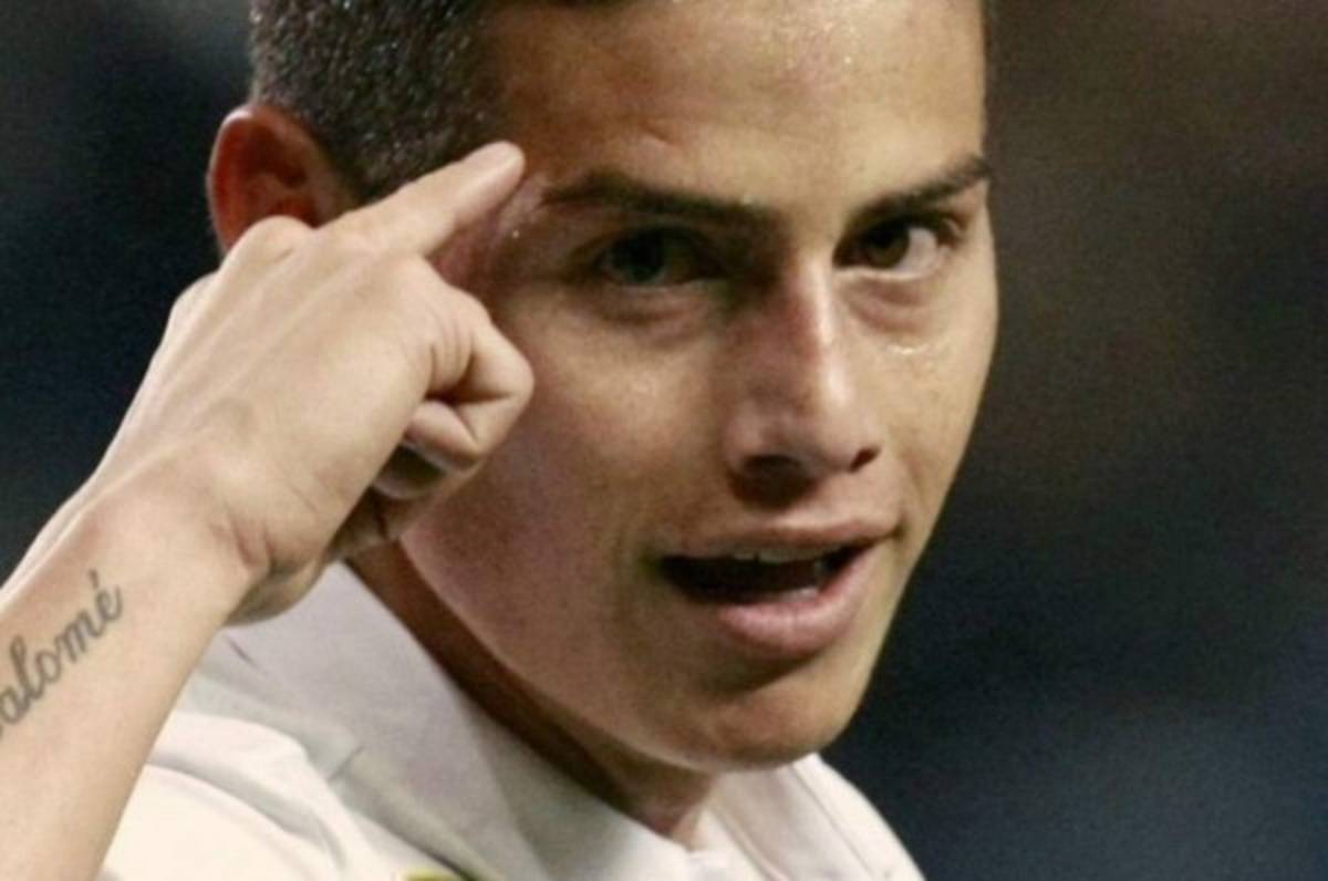 James Rodríguez cambia de 'look' y Cristiano Ronaldo se burla