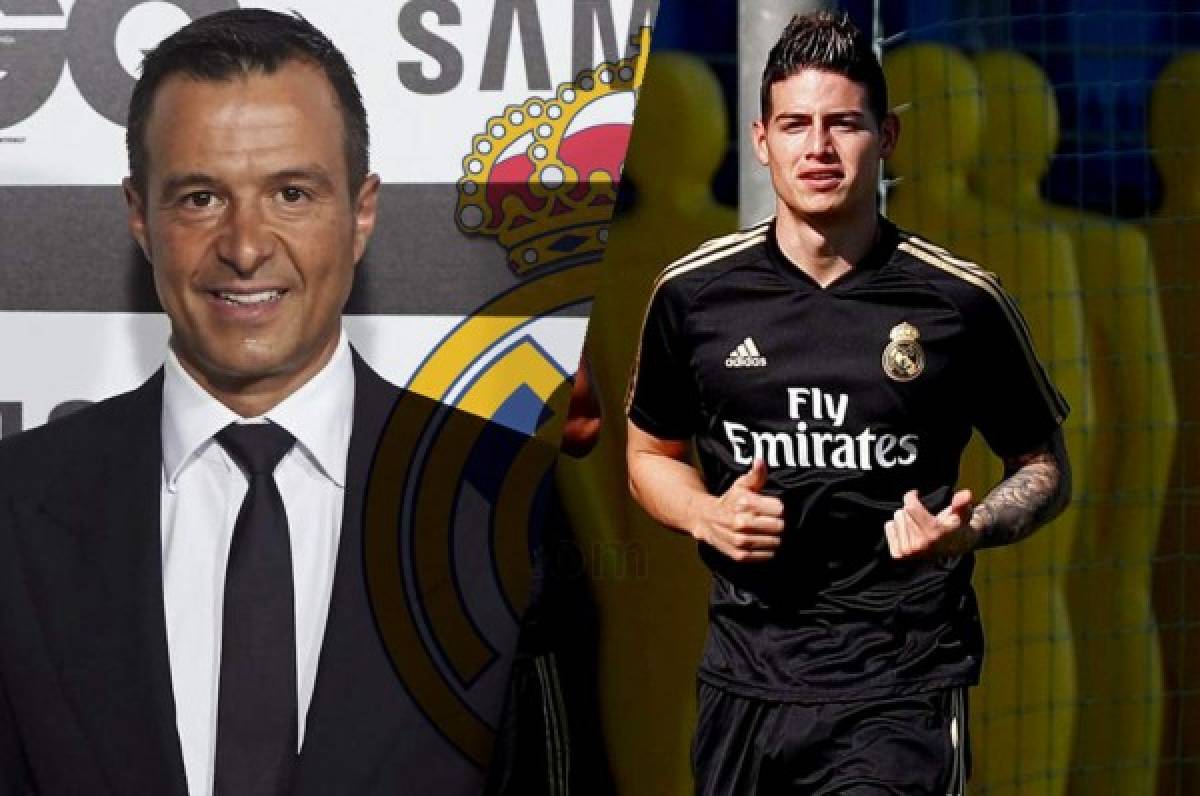 ¿Se queda en el Real Madrid James Rodríguez?, así responde Jorge Mendes