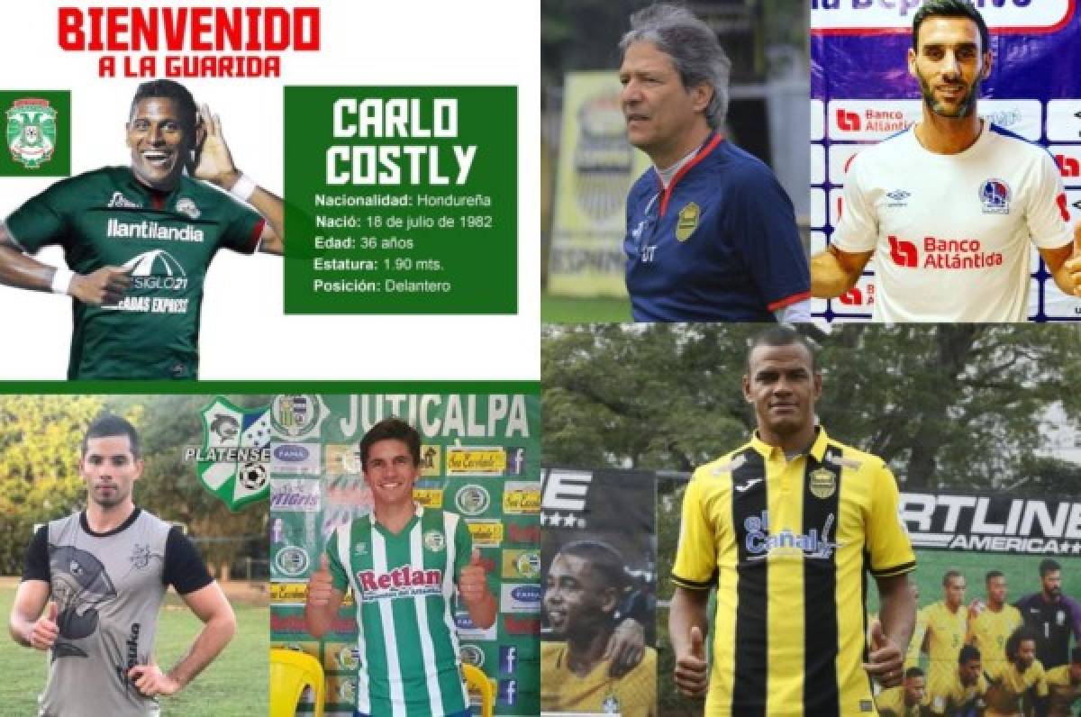 Las altas y bajas de los 10 equipos de la Liga Nacional de Honduras para el Clausura 2019