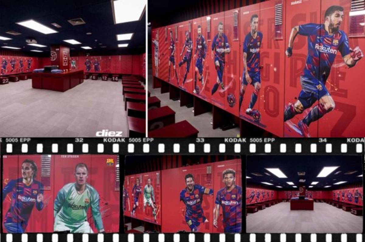 Revolución azulgrana: Así luce ahora el nuevo del vestuario del FC Barcelona