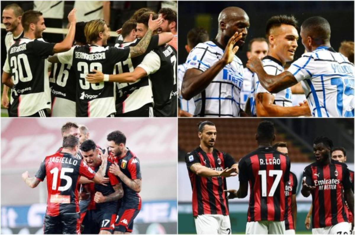 Se acabó la Serie A: Estos son los clubes descendidos y los cuatro que jugarán la Champions League