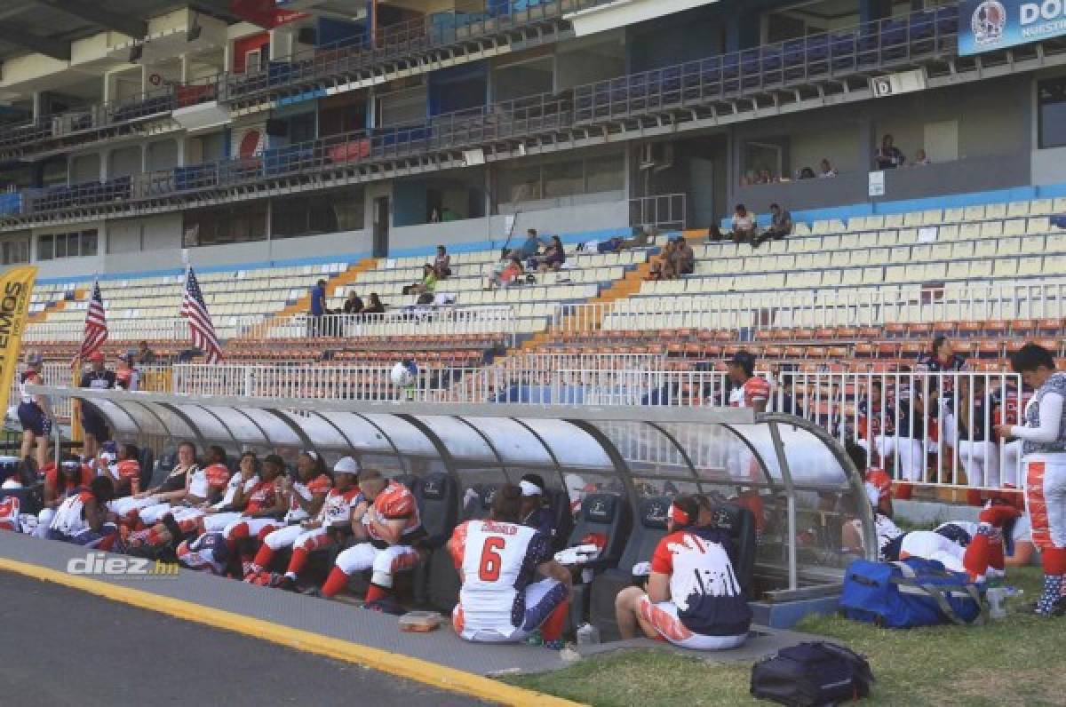 El estadio Nacional de Tegucigalpa se convirtió en campo de fútbol americano