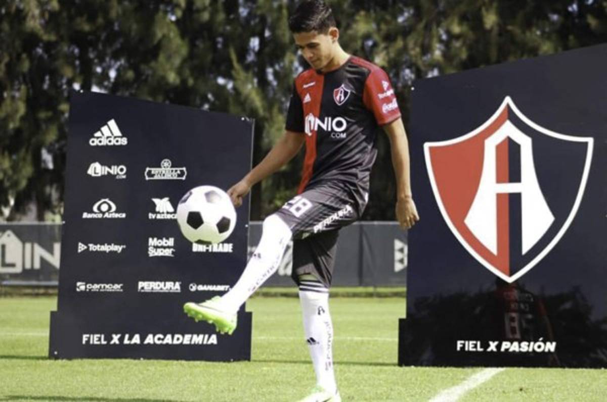 Cristian Cálix entra por primera vez en lista del Atlas para la Liga MX