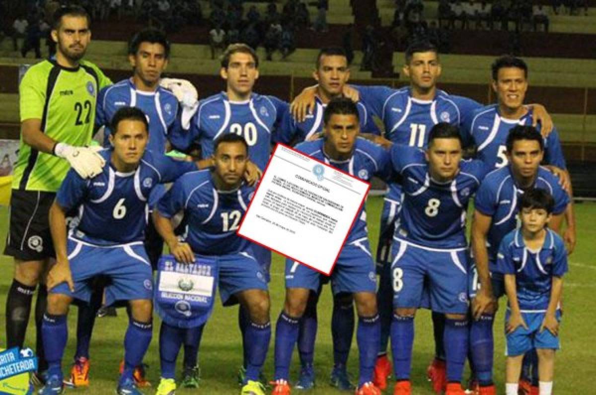 Selección de El Salvador cancela convocatoria previo a juego ante Honduras