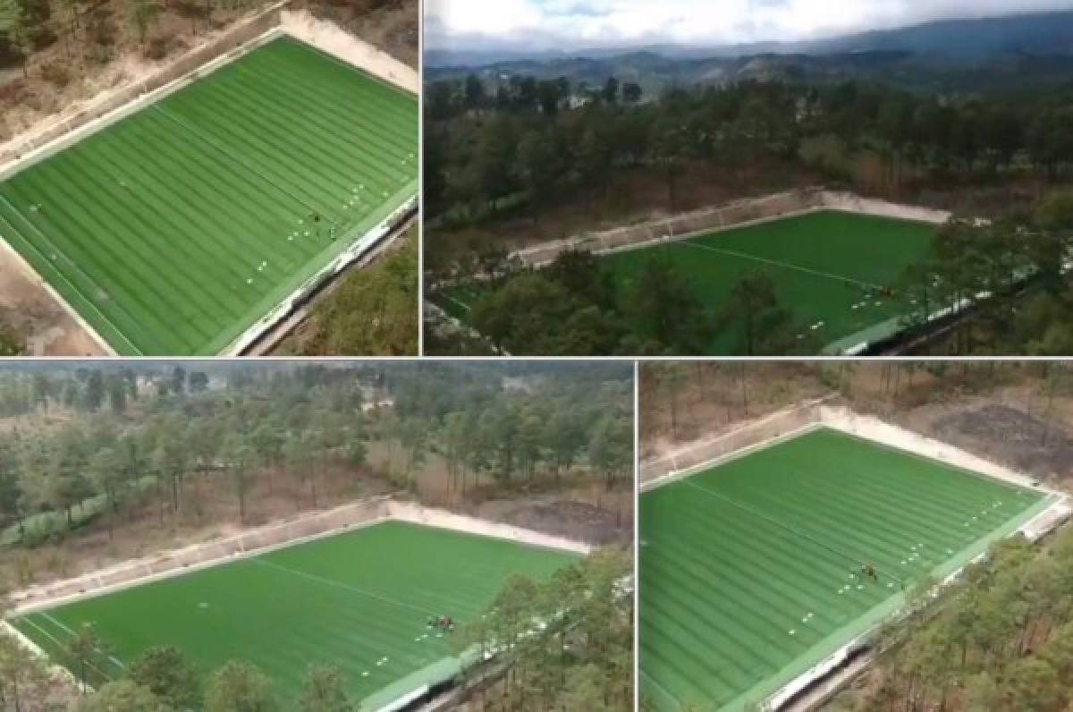 Así es la cancha sintética FIFA Pro en el Proyecto Gol de Siguatepeque