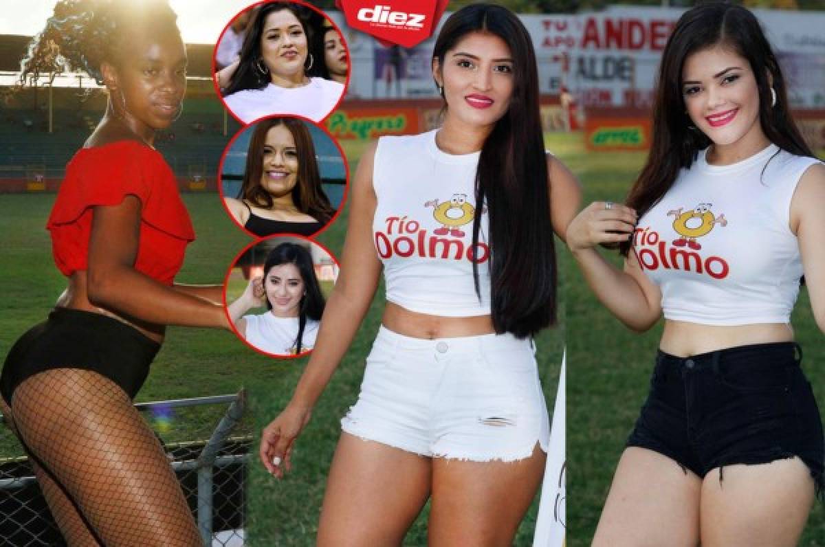 ¡Solo bellezas! Las lindas chicas que adornaron los juegos en El Progreso y San Pedro Sula