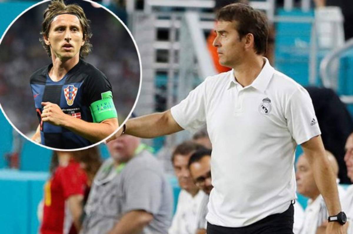 Lopetegui: ''Modric seguirá jugando en el Real Madrid''