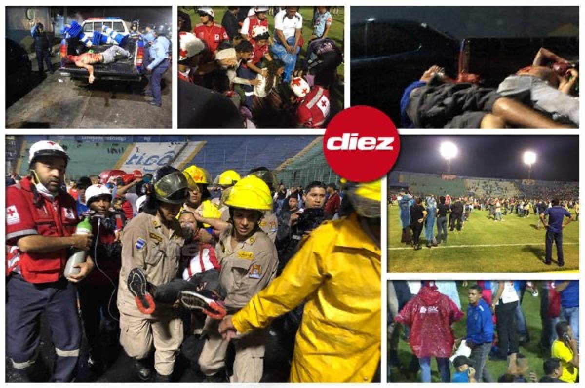 ¡Muertos, heridos y desmayados! El caos dentro y fuera del Estadio Nacional