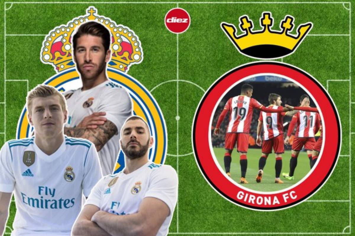 ¡Filtran el 11 que mandaría el Real Madrid para vencer al Girona del 'Choco' Lozano!