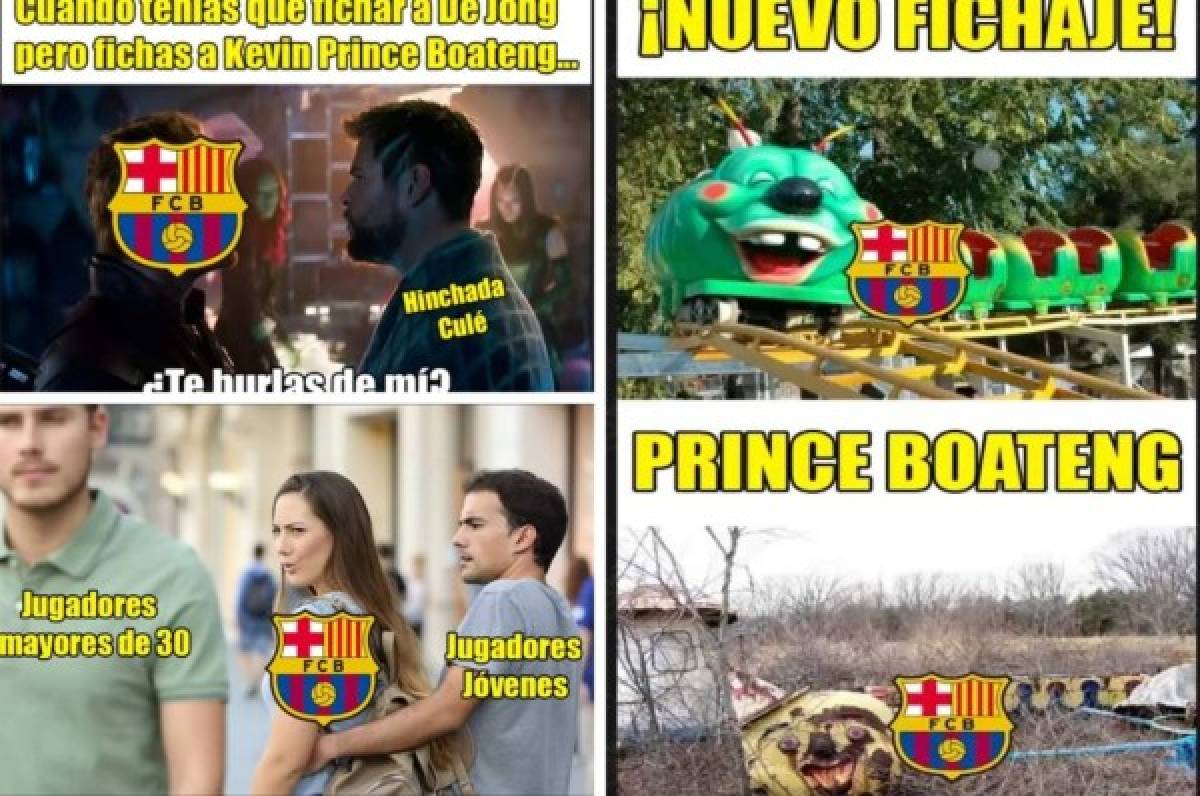 Memes 'aniquilan' al Barcelona por el fichaje de Kevin Prince Boateng