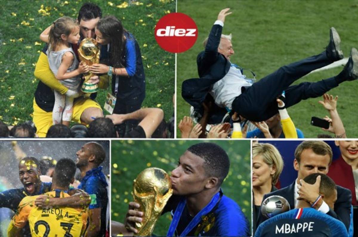 LOCURA: El beso a Mbappé, el delirio de Deschamps y la celebración de Francia
