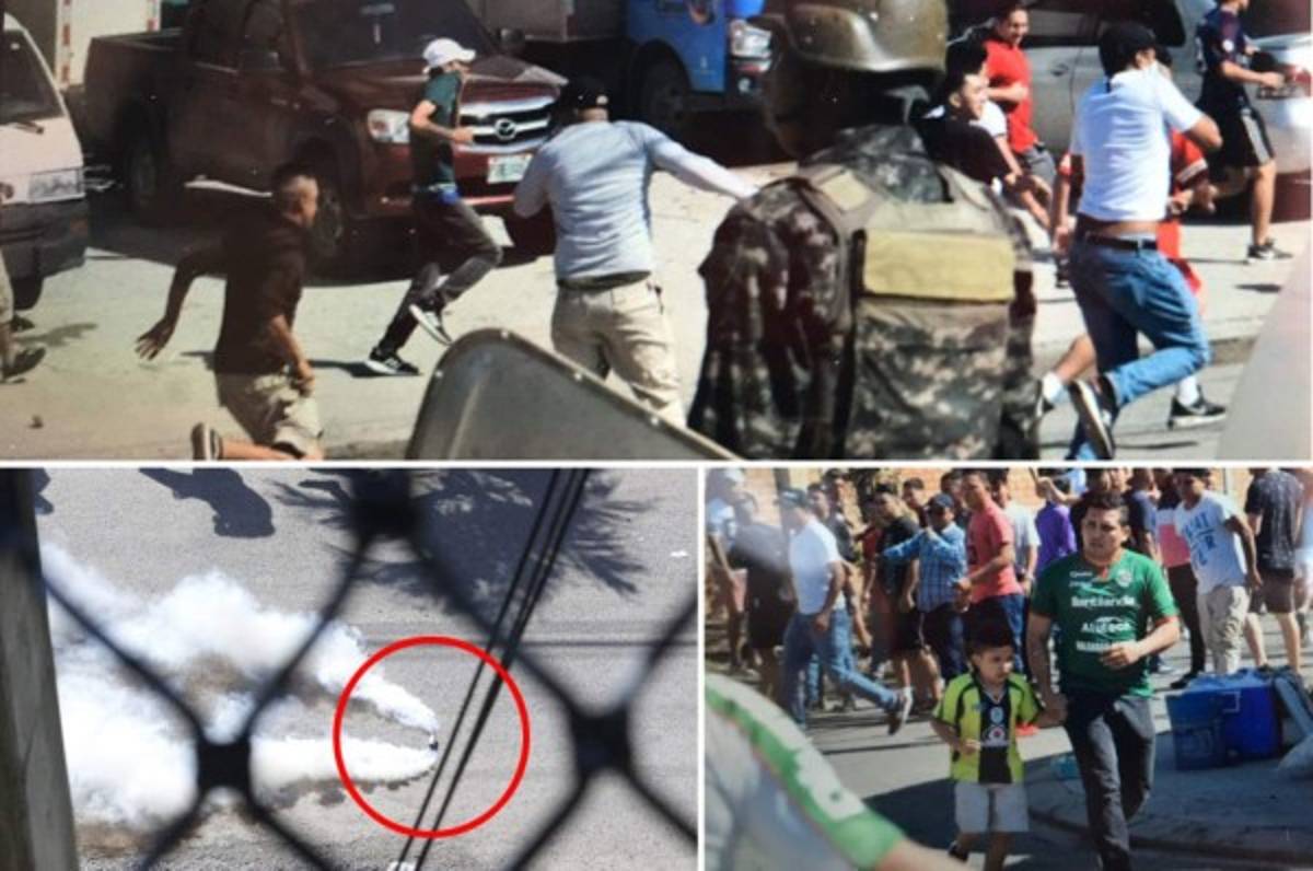 Barra de Marathón y olimpistas vestidos de civiles se agarran a pedradas afuera del Yankel