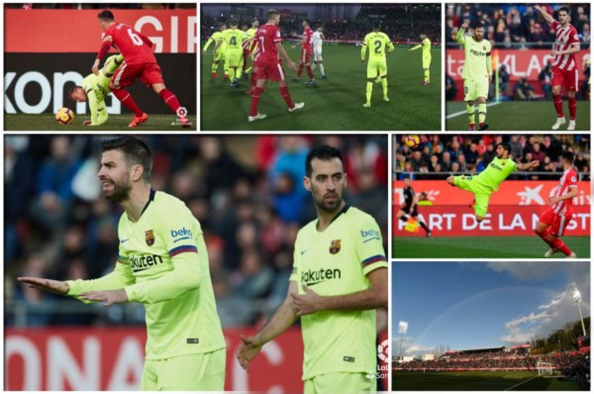 No viste en TV: El lamento de Suárez, Messi cambia camisa y el ambientazo en Montilivi