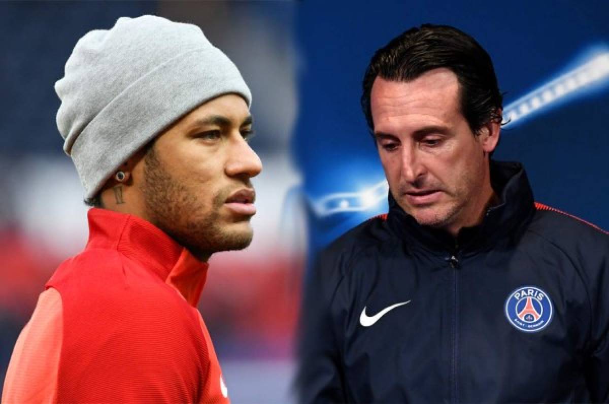 'Fuera del fútbol puede disfrutar con sus amigos', dice Emery sobre Neymar