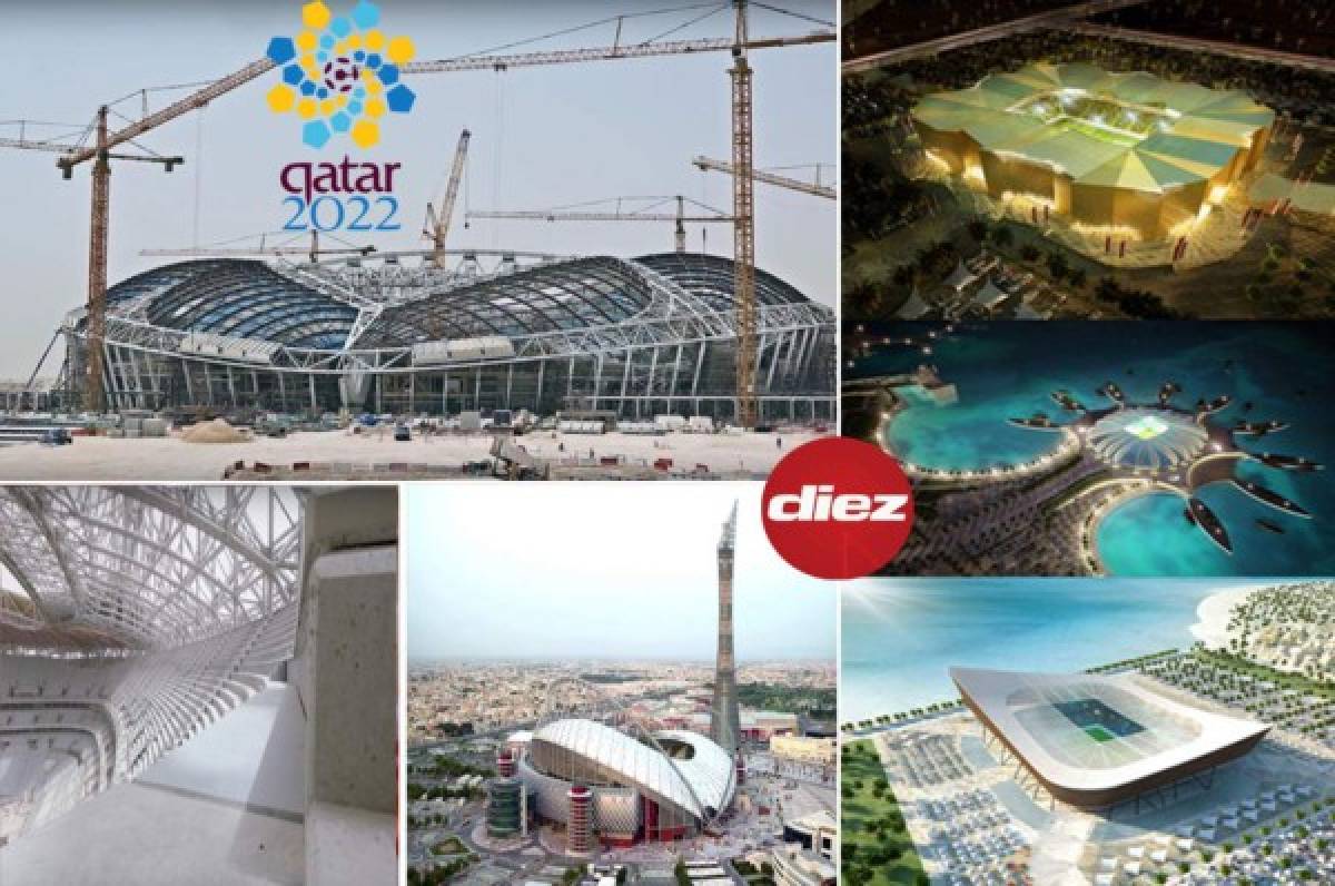 FOTOS: Así avanza la construcción de los estadios de Qatar 2022
