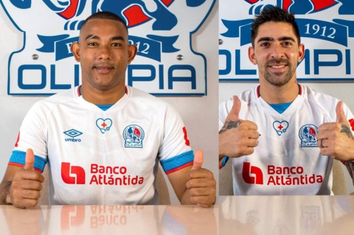 Olimpia hace oficial sus primeros dos fichajes para el Apertura; José Mendoza y Gastón Díaz