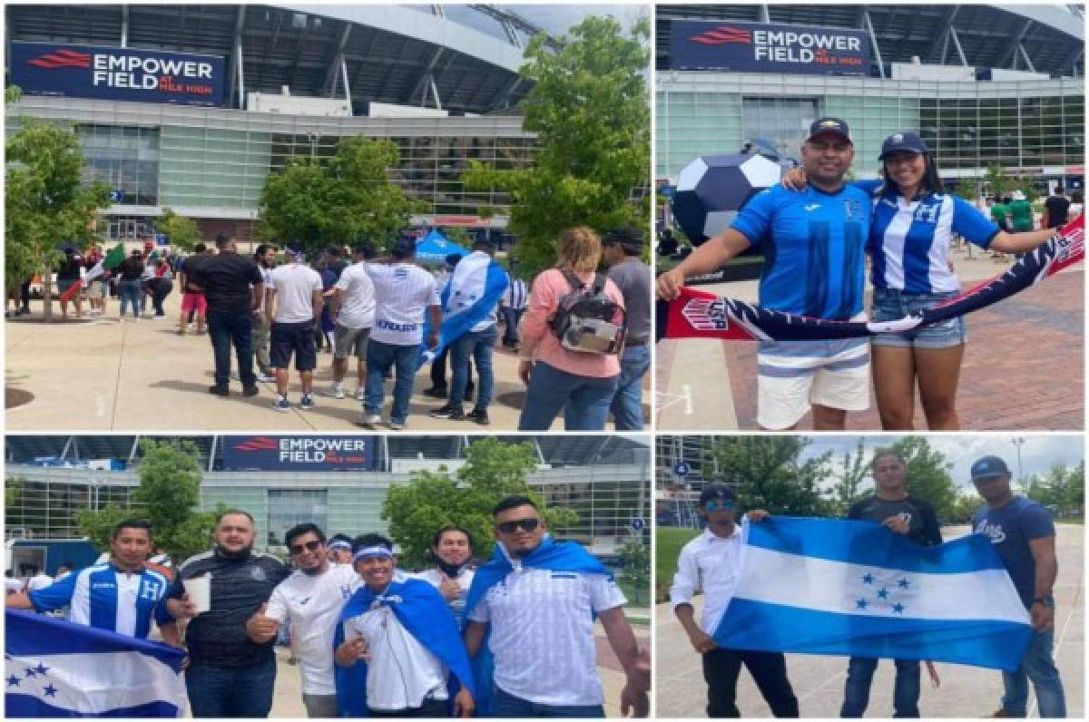 Así se vive el ambiente previo al Honduras-Costa Rica en Denver: Familia de jugador de la H presente