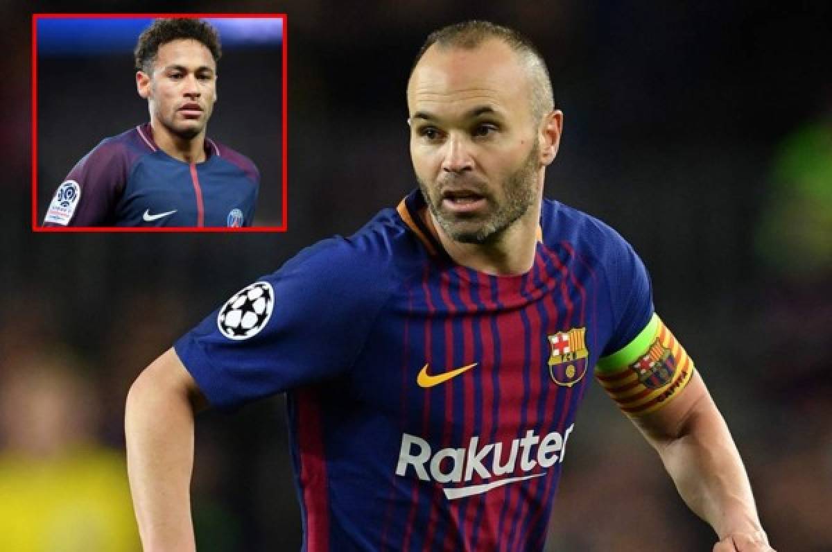 Iniesta: 'Barcelona no debe volverse loco si Neymar va al Real Madrid'