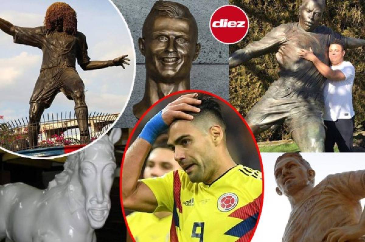 ¡Una nueva! Las terroríficas estatuas de futbolistas creadas en el museo del miedo