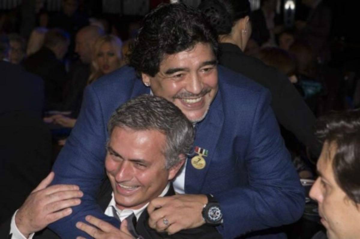 Mourinho revela las llamadas que le hacía siempre Maradona: 'Era un buen amigo'