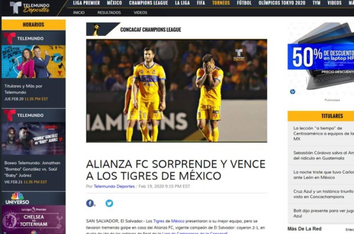 De 'soberbios', 'fríos' y 'ridículos': Los titulares de la prensa tras gane de Alianza sobre Tigres