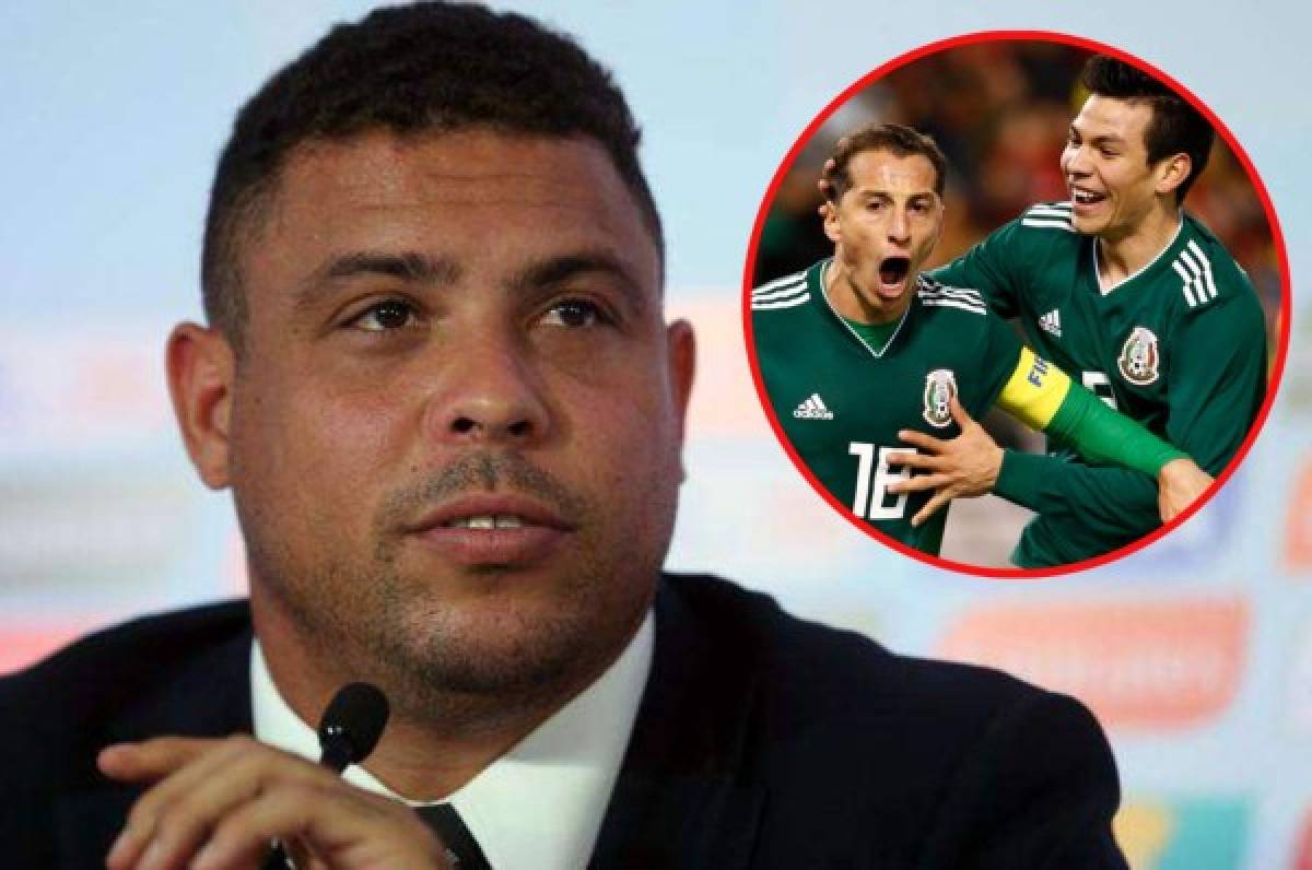 Ronaldo: ''Si Brasil enfrenta a México en el Mundial sería un gran problema''