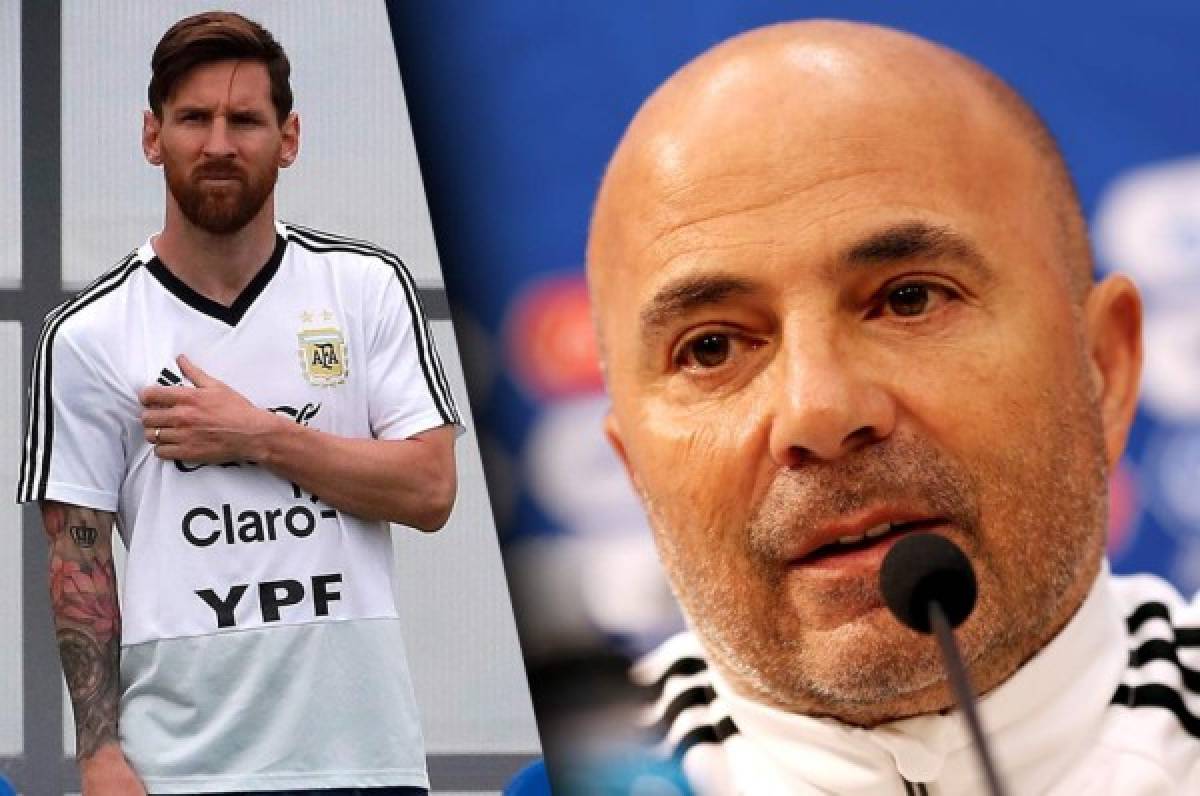 Sampaoli explota y defiende a Messi: 'No puede ser que sea el responsable de un fracaso'
