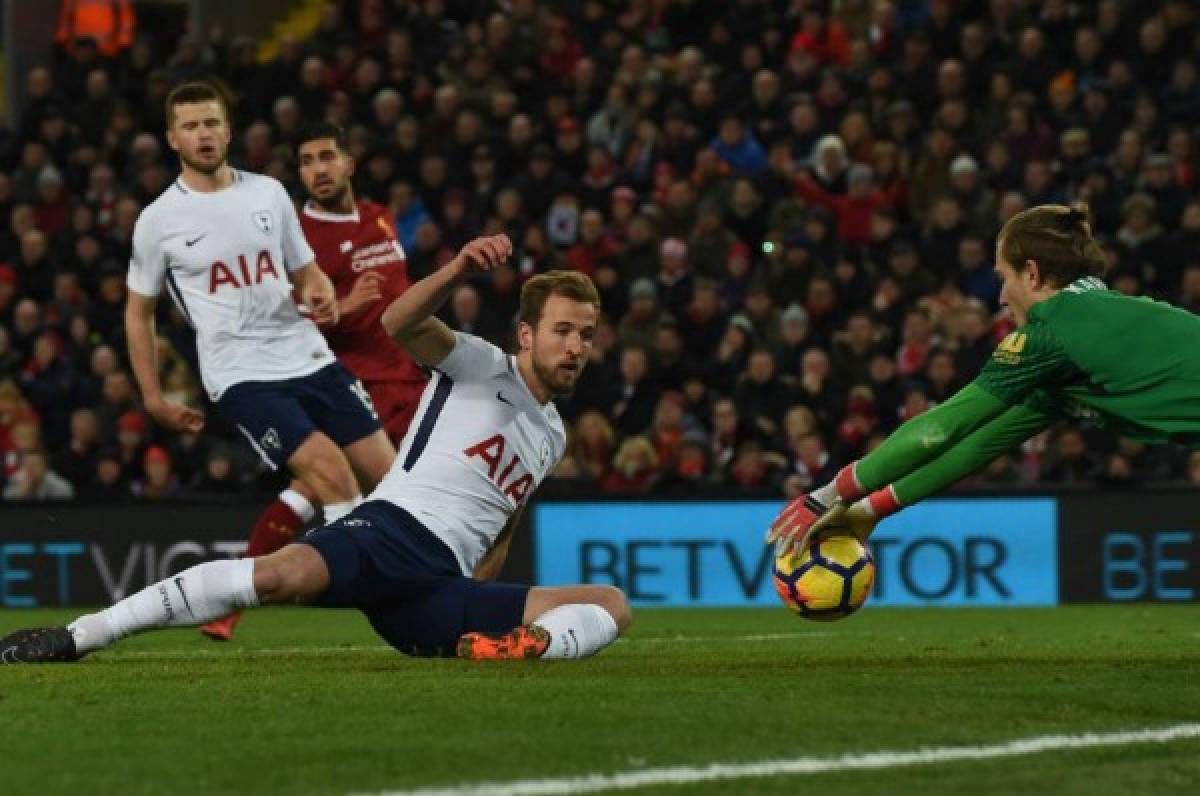 Harry Kane evita la derrota del Tottenham ante Liverpool con su gol 100