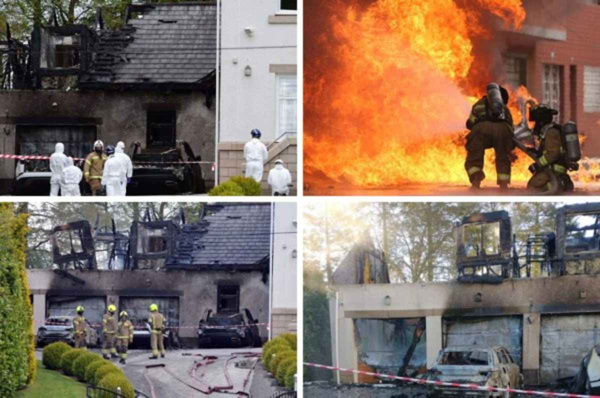 Así quedó su flota de autos: incendiaron la mansión del presidente del Celtic mientras dormía; 'estamos perturbados'