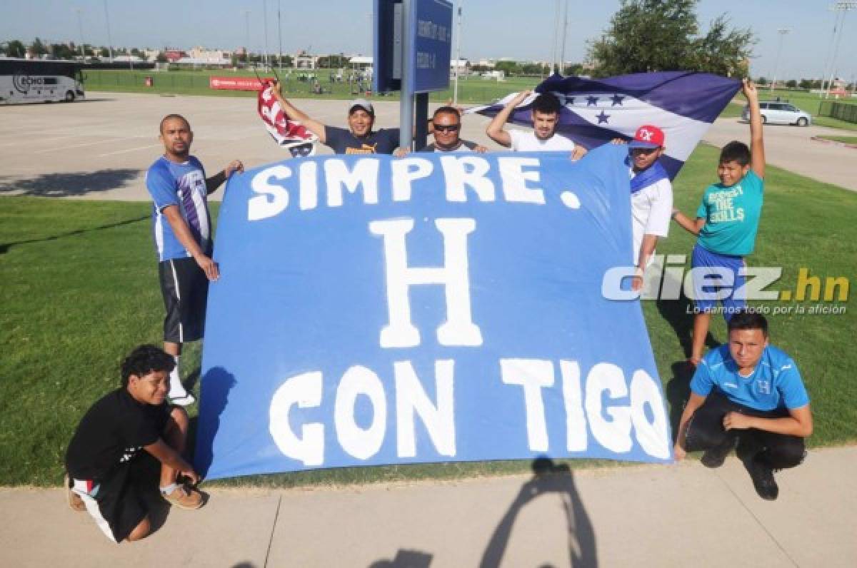 Los catrachos en Dallas arropan a la Selección de Honduras