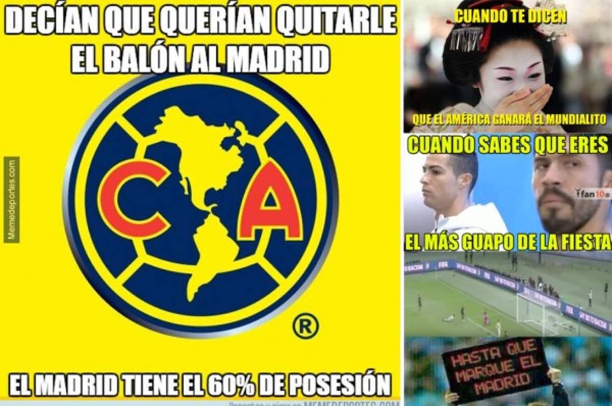 Real Madrid derrota al América y los memes no perdonan al club mexicano