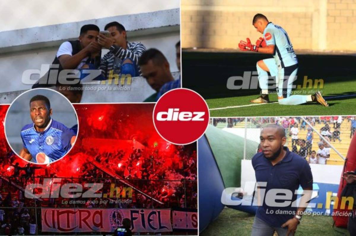 NO SE VIO POR TV: ¿Con quién celebró Estupiñán su primer gol en Motagua?