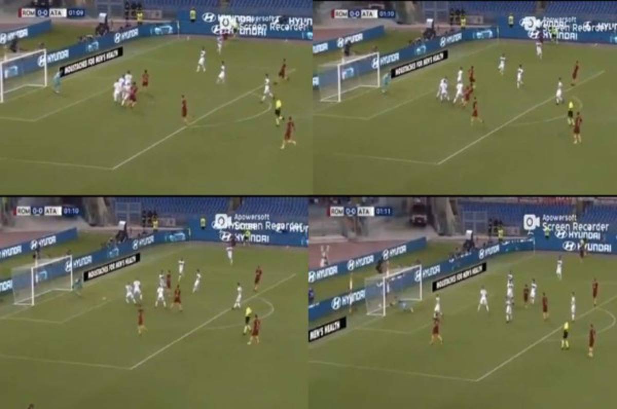 Javier Pastore anota su primer gol con la Roma, de taquito