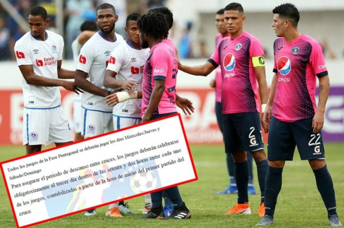 El reglamento de la pentagonal explica que Olimpia-Motagua no se puede jugar el viernes