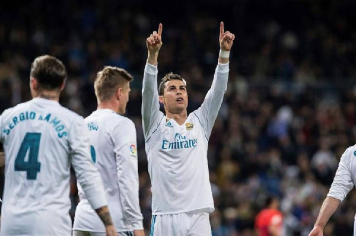 Cristiano Ronaldo y el Madrid avisan al PSG con goleada en el Bernabéu