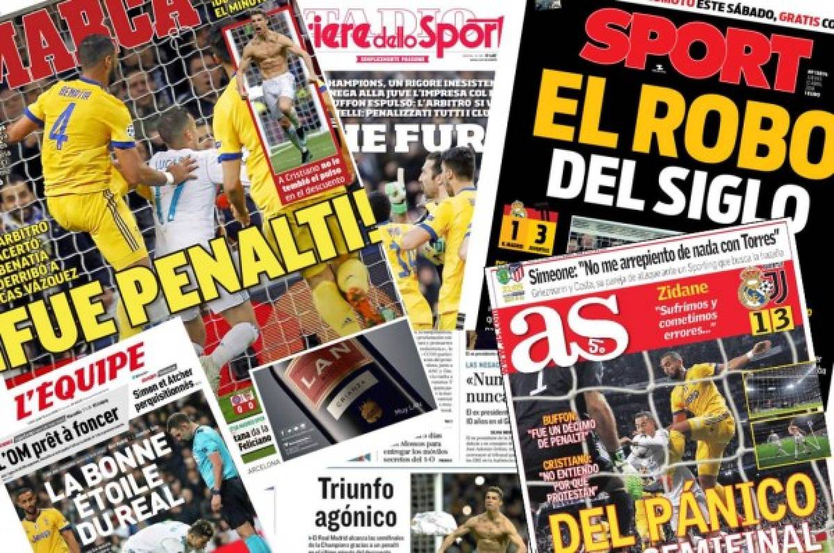 PORTADAS: Festejo en España, furia en Italia