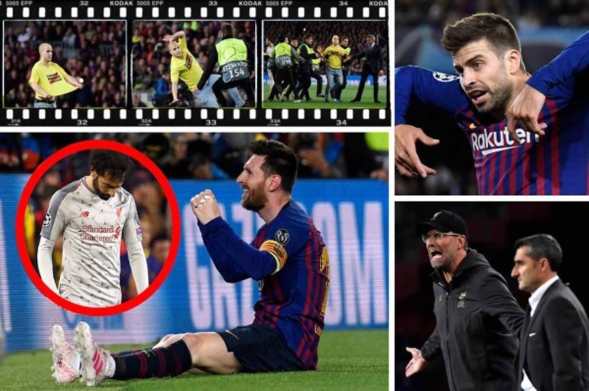NO SE VIO EN TV: La pelea de Messi, el aficionado infiltrado y el raro gesto de Piqué