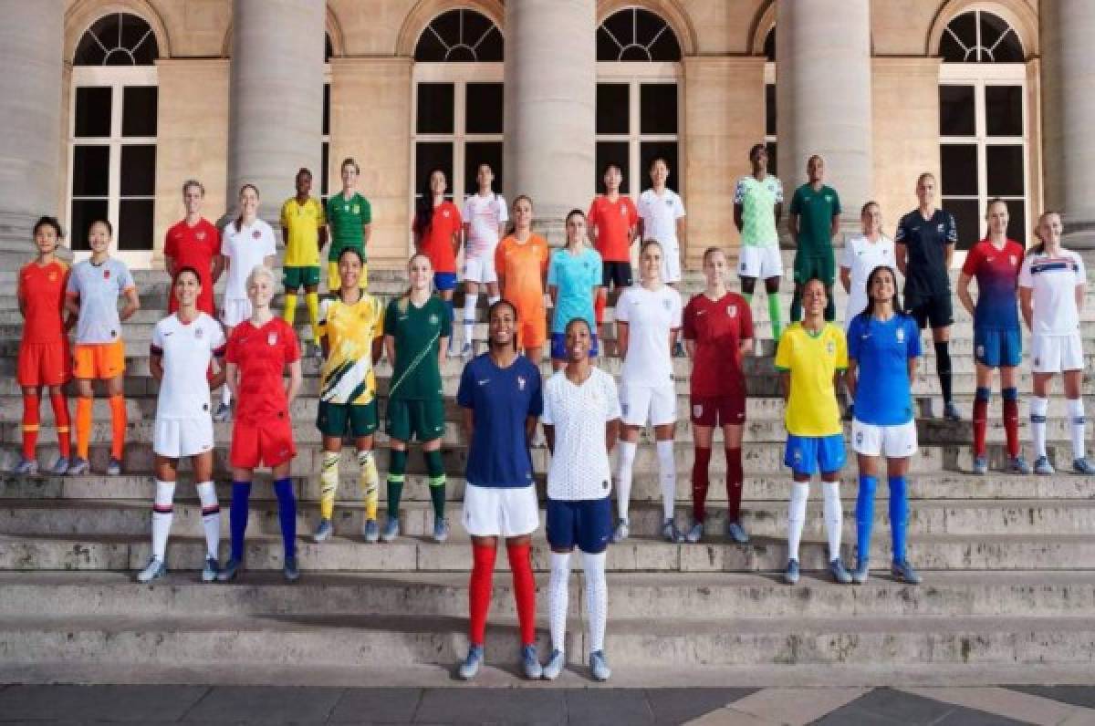 ¡Bellezadas! Conocé las espléndidas camisetas del Mundial Femenino 2019