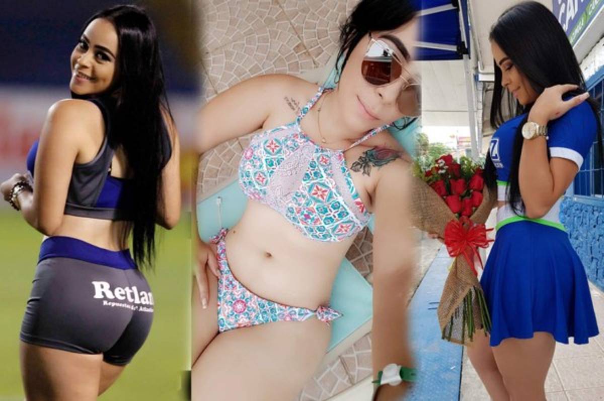 Jeimy Álvarez, la linda hondureña que se roba las miradas en los estadios