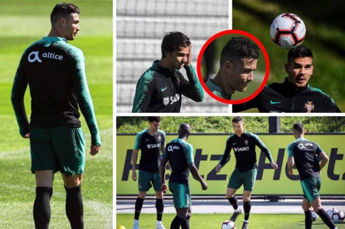 FOTOS: El chico debutante, la charla del capitán y el buen ambiente, así fue la vuelta de Cristiano con Portugal