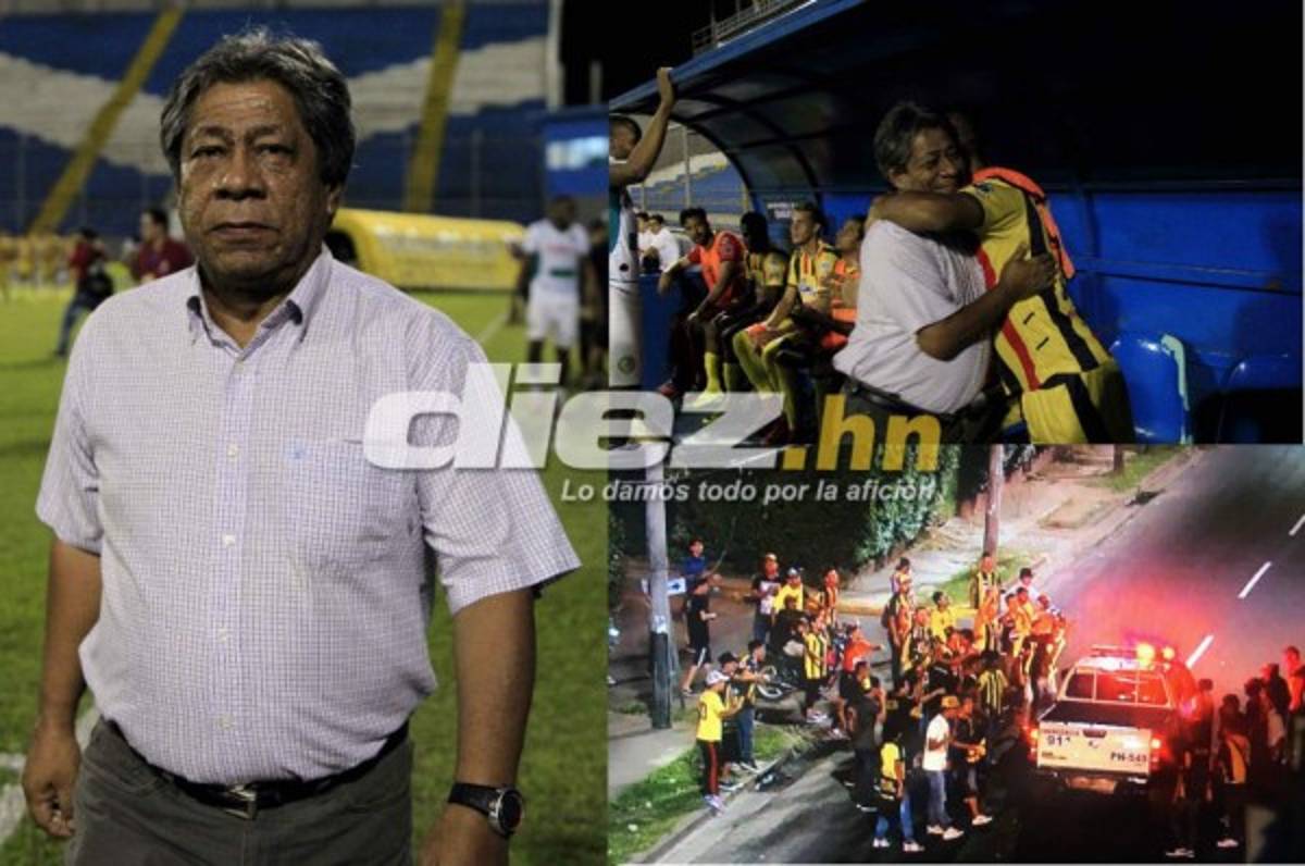 No se vio en TV: Los abrazos a Primi Maradiaga y la barra de Real España sí llegó al Morazán